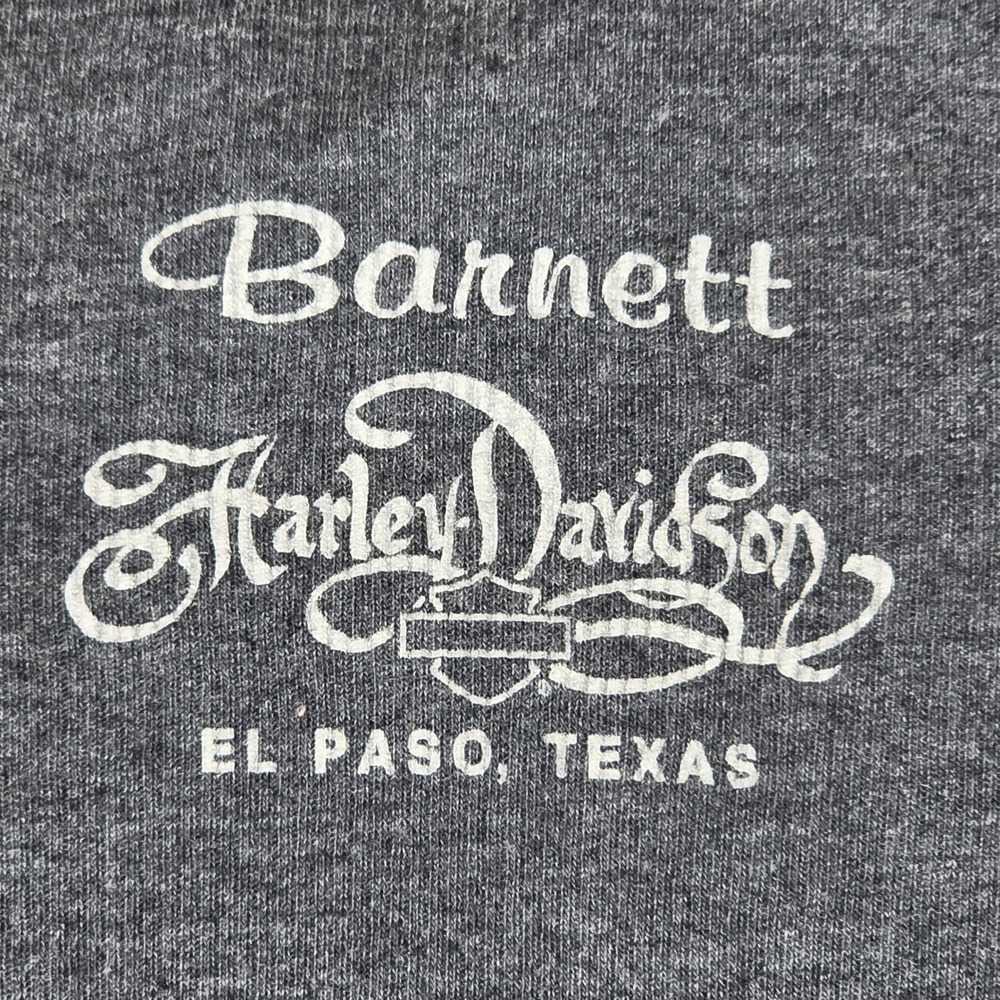 Harley-Davidson Thermal Top Womens‎ L Charcoal Pink Barnett El Paso Biker - Picture 4 of 10